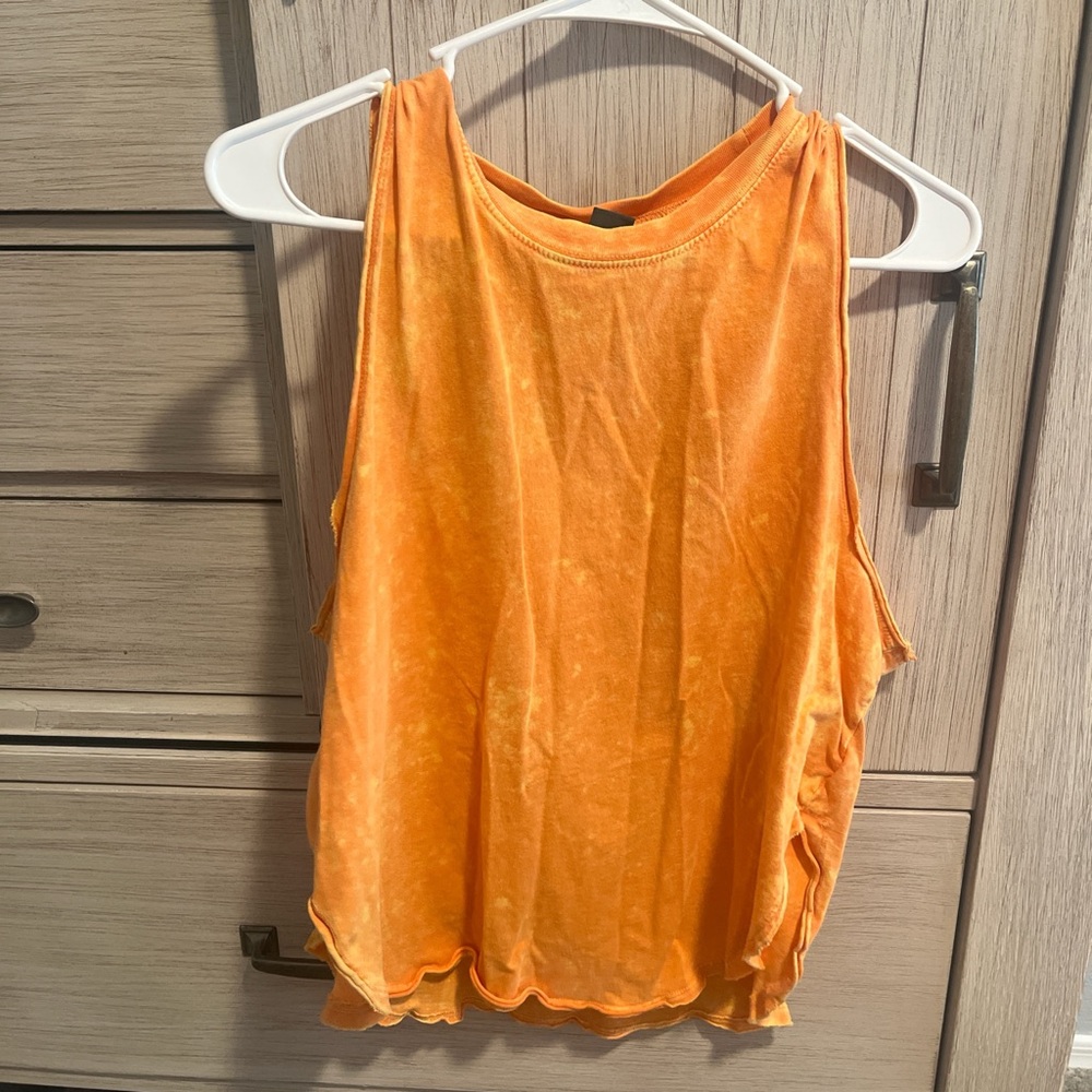 Wild Fable Orange Sleeveless Tank Top